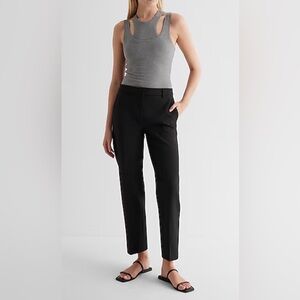 Express Black Straight Leg Women's Pants/ trousers